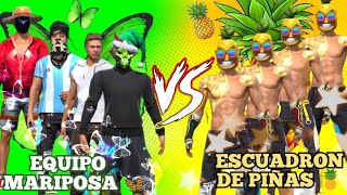 NOS ENFRENTAMOS A LA ESCUADRA DE SUCO DE PIÑA Y APOSTAMOS A UN INTEGRANTE 😳🔥 [upl. by Kilmarx]