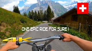 Mountain Carts Grindelwald First Switzerland 4K 60p 🇨🇭 [upl. by Humpage]