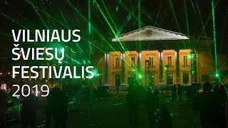 Vilniaus šviesų festivalis 2019  Vilnius Light Festival 2019 [upl. by Bock]