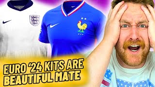 Brutally Rating EVERY LEAKED Euro 2024 Kit👀 [upl. by Barabbas]