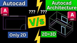 AutoCAD vs AutoCAD Architecture 2025  Live Comprehensive Comparison [upl. by Wong44]