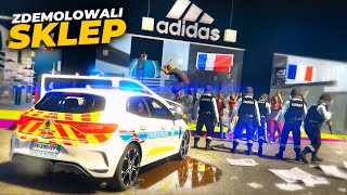 Francuska Policja  ZAMIESZKI we FRANCJI💀 LSPDFR [upl. by Yruama228]