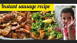 chicken sausage recipe sausage curry [upl. by Adnoraj]