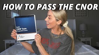 HOW TO PASS THE CNOR EXAM Maddie Woods [upl. by Jerome159]