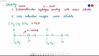 Ethylamine is soluble in water whereas aniline is not [upl. by Reldnahc]