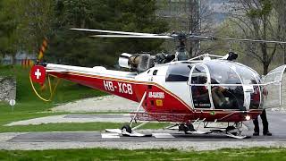 Alouette 3 departure Sion hospital [upl. by Ocisnarf]