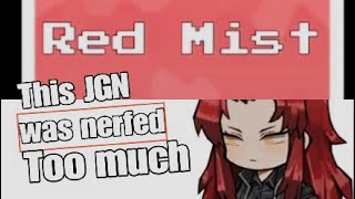 Item asylum  Red mist JGN was buffed and nerfed [upl. by Eimarej]