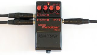 BOSS MZ2 Digital Metalizer Demo [upl. by Naujid]