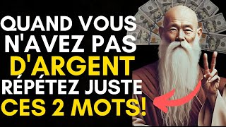 Dites simplement ces 2 MOTS et regardez le miracle financier venir à vous  Bouddhisme [upl. by Noitsirhc912]