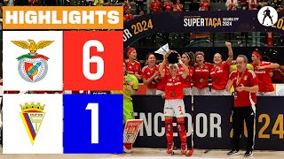 Benfica vs Tojal 61  HIGHLIGHTS FINAL SUPERTAÇA [upl. by Fredrika]