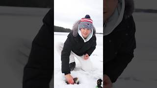 WOW ICE FISHING fishing icefish icefishing [upl. by Casabonne]