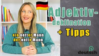 Adjektivdeklination im Genitiv  German Adjective Endings  Grammatik erklärt  Rede Deutsch A2B2 [upl. by Acinoev]