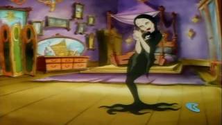 The Addams Family intro cartoon theme song HD 720p [upl. by Ahsilef365]