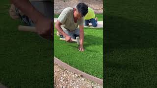 How to install artificial turf [upl. by Rihat]