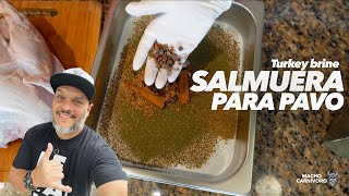 SALMUERA PARA PAVO  Turkey Brine como hacer salmuera  salmuera para asados  salmuera para pollos [upl. by Magnusson]