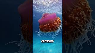 The CROWED JELLYFISH  Mesmerizing Creature Of The Ocean 🤩 [upl. by Burnham]