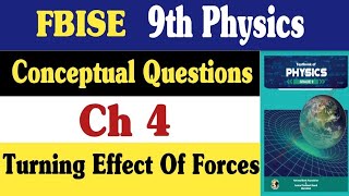 Physics class 9 chapter 4 conceptual questions  National Book Foundation class 9 physics fbise [upl. by Sadoff]