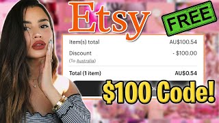 Etsy Coupon  I Found The Best Coupon For Etsy Etsy Discounts amp Promo Codes [upl. by Llehsem]