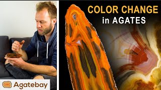 Chromatography Color change in AGATES  Agates explained by Josh 8 4K [upl. by Photima]