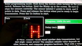 Blinky Grid and POV Programming [upl. by Ynogoham]