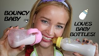 Bouncy Baby loves baby bottles [upl. by Norven]