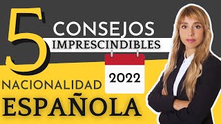 ✅2022👉🏼Cómo Solicitar TU NACIONALIDAD ESPAÑOLA de la forma MÁS RÁPIDA [upl. by Sevy]