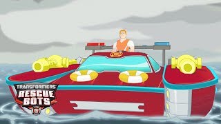 Heatwaves New Boat Mode Official Clip  Rescue Bots Season 2  Transformers Junior [upl. by Holt]