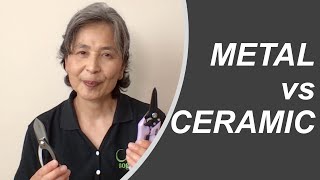 Metal vs Ceramic  Which Ikebana Scissors do you choose [upl. by Eerot]