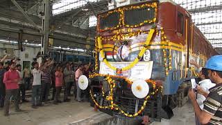 IRFCA FAREWELL TO LAST BZA WAM4 at ELECTRIC LOCOMOTIVE SHED Vijayawada [upl. by Lorie]