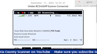 Brazoria County Texas Scanner [upl. by Georgianna]