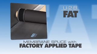 EPDM Membrane Splice wFAT Detail U2B FAT [upl. by Appledorf]