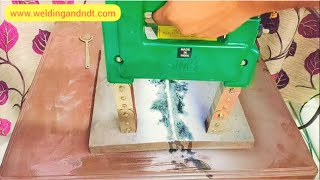 English MPIMPT  Magnetic Particle Test practical Wet visible Technique [upl. by Eciralc]