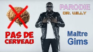 PARODIE Maître Gims  Pas de cerveau parodie de quotBriséquot par Dr Willy [upl. by Krigsman]