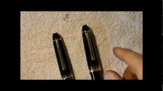 Fountain Pen Shootout 21 Sailor 1911 Large vs Montblanc 146 [upl. by Oiramej909]