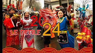 défilé nouvel an chinois 2024 [upl. by Towney]