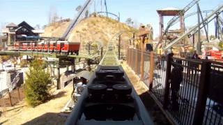 Roller Coasters Family Coaster FireChaser Express at Dollywood 2014 Gerstlauer [upl. by Ariuqahs113]