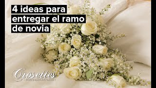 4 ideas para entregar el ramo de novia [upl. by Plumbo]