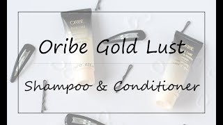 Oribe Gold Lust Repair amp Restore Shampoo and Conditioner Review  Southeast by Midwest [upl. by Suckow]