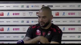 Steeve Blanc Mappaz Lyon  quotLa Rochelle est une grande équipequot [upl. by Jemina]