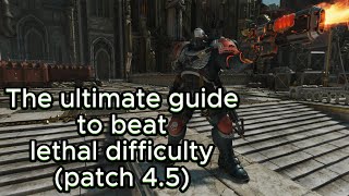 Most detailed guide on lethal difficulty for all classes after patch 45 in Space Marine 2 [upl. by Namus]