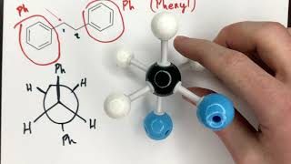 Conformational Energy Calculation using Newman Projections [upl. by Leonora]