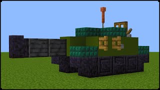 How to Build a Tank  Military Base in Minecraft [upl. by Vesta]