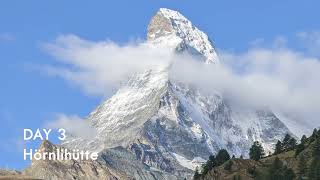 Switzerland Matterhorn Day 3  Zermatt to Hornlihutte Hornli Hut Hike [upl. by Zacherie]