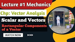 Scalar and Vectors Rectangular Components of a Vector by CGPA Genius [upl. by Lyris]