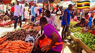 Mass Food Market Day In Uganda  Rural African village Market Day In Uganda  Cost of living Uganda [upl. by Duax]