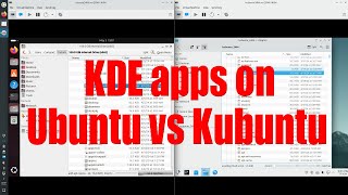 How KDE apps look on Ubuntu 2404 vs Kubuntu 2404  May 2024  9c42b109 [upl. by Evod623]