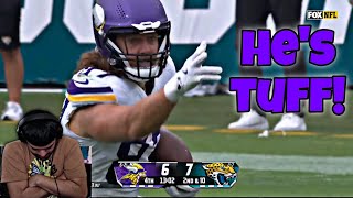 TJ Hockenson Goes Crazy Minnesota Vikings vs Jacksonville Jaguars Week 10 Highlights Reaction [upl. by Winzler]