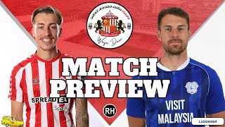 Cardiff City v Sunderland Match Preview  Will a striker find the net [upl. by Wolcott114]