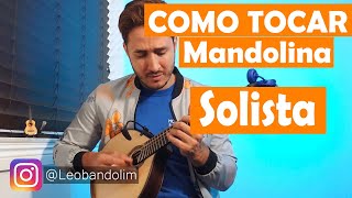 Como tocar mandolina solista [upl. by Enitselec]