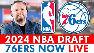 Philadelphia 76ers NBA Draft 2024 LIVE  Round 2 [upl. by Obrien]